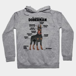 The Hilarious Anatomy of a Doberman print Hoodie